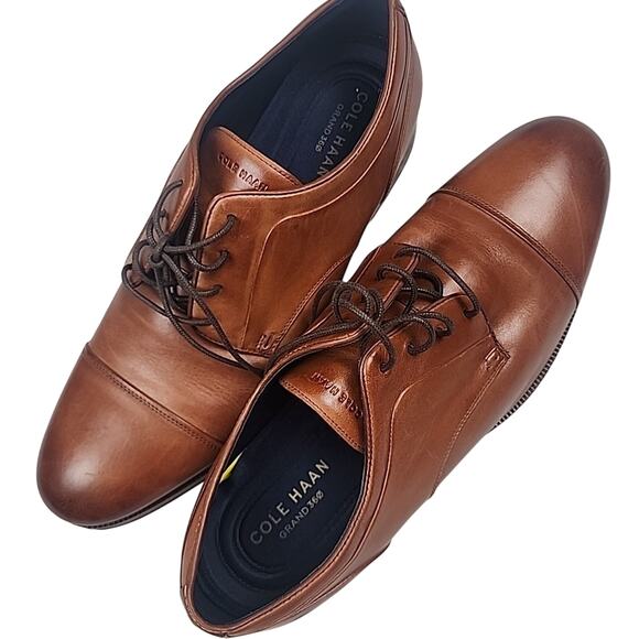 Cole Haan Grand 360 Men\'s 13 W Brown Benton Cap Toe Oxford Shoes main image 12